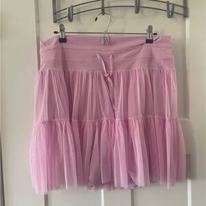 POPFLEX Bubblegum Light Pink pirouette skort